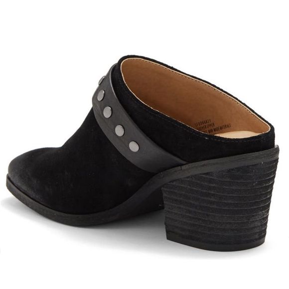 NEW Söfft Corey belted leather clog black 6  - Picture 2 of 8